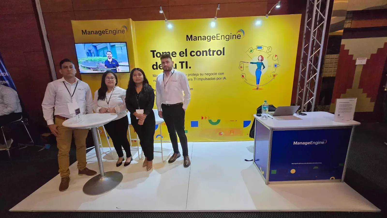 ManageEngine exhibition stand