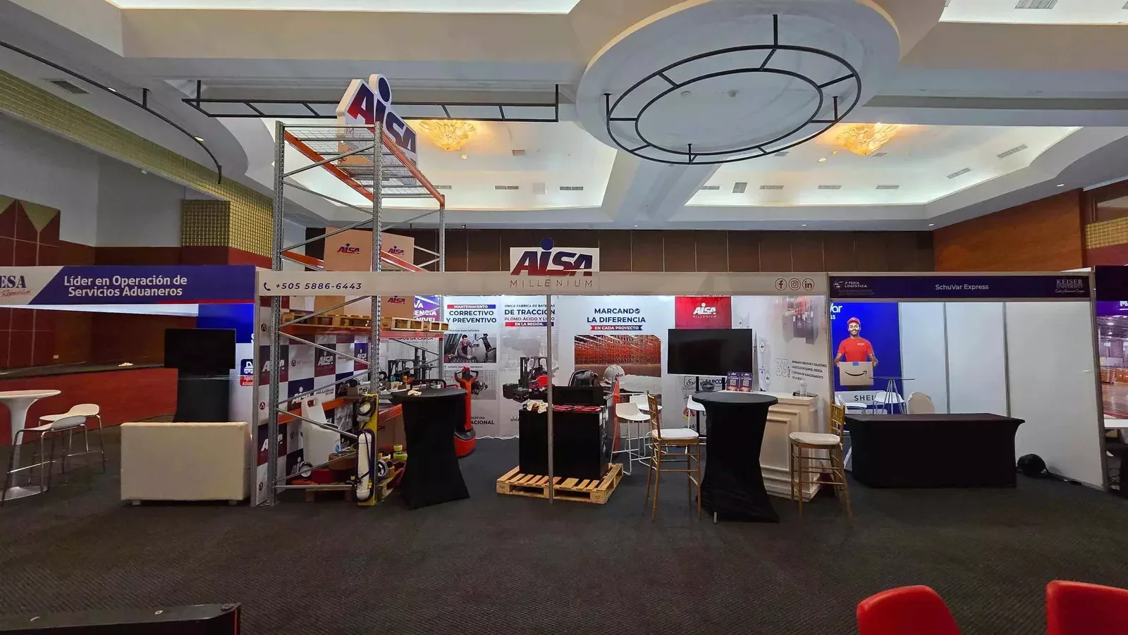AISA Logistics exhibition stand