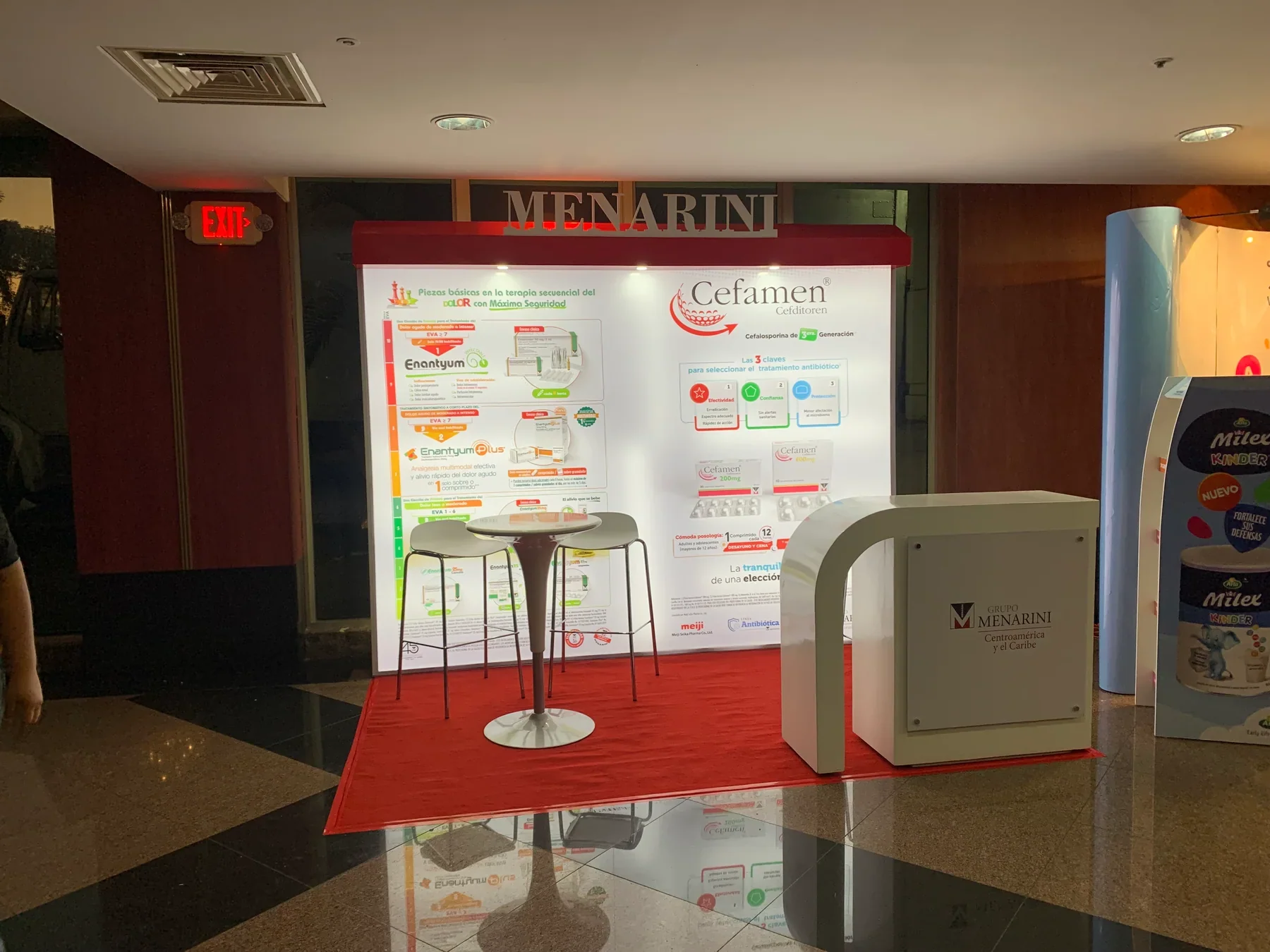 Menarini exhibition stand