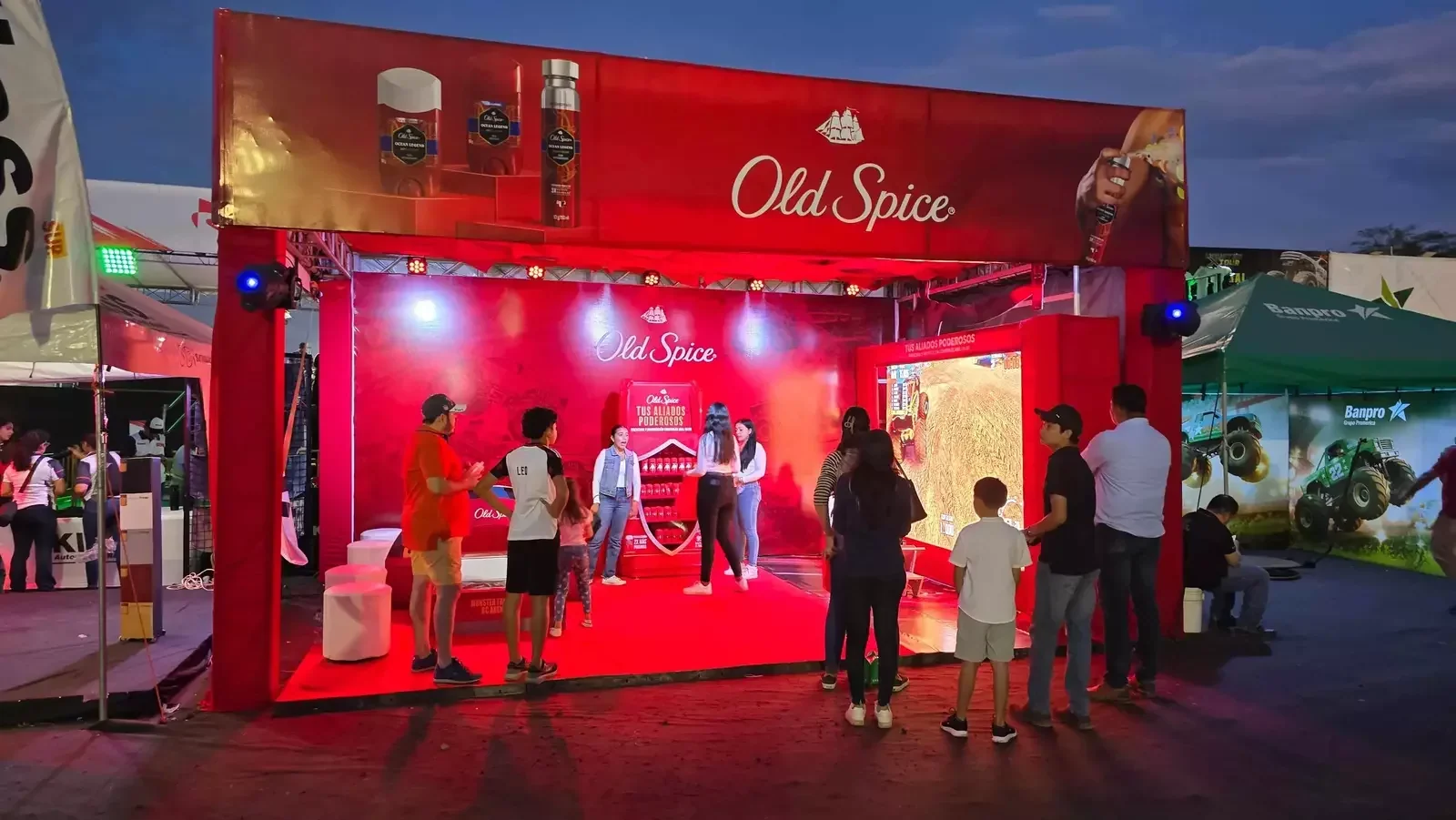 Old Spice experience zone