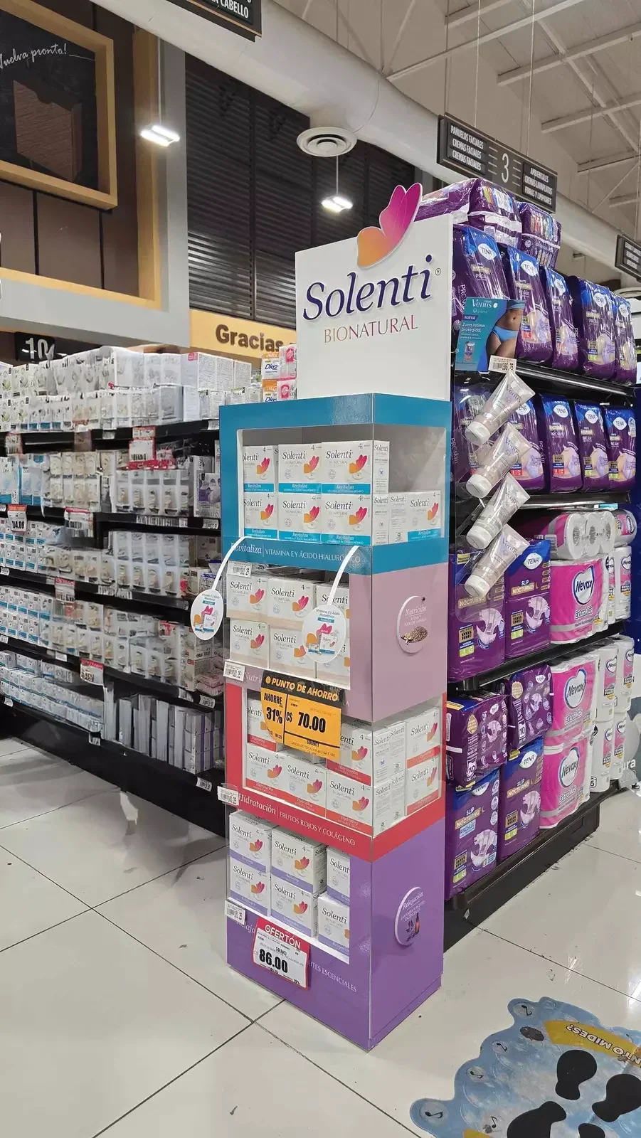 Solenti retail displays